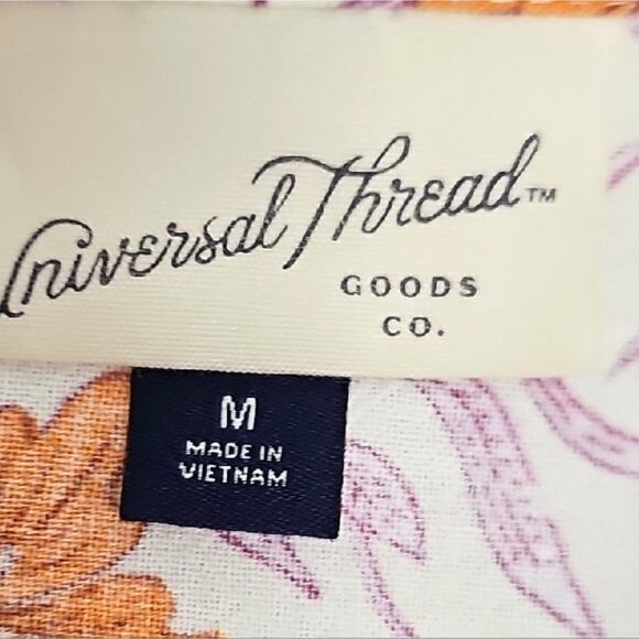 Universal Thread Bohemian Prariecore Boho Floral Dress w/Tie Pockets Size M - Picture 8 of 11